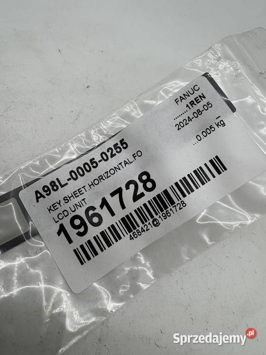 Fanuc A98L00050255 Keypad mazowieckie Warszawa