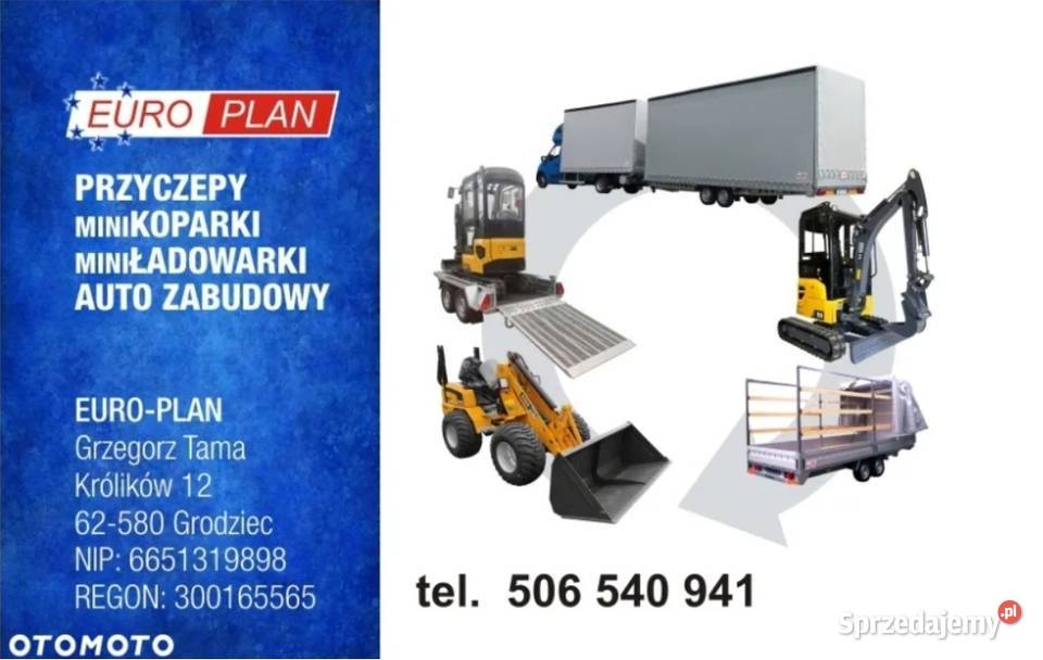 Przyczepa Brenderup MT3651 DMC 3500 Promocja wielkopolskie Królików