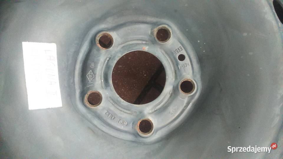 Koło zapasowe Laguna 2 ET50 osobowe wielkopolskie Kiszkowo sprzedam