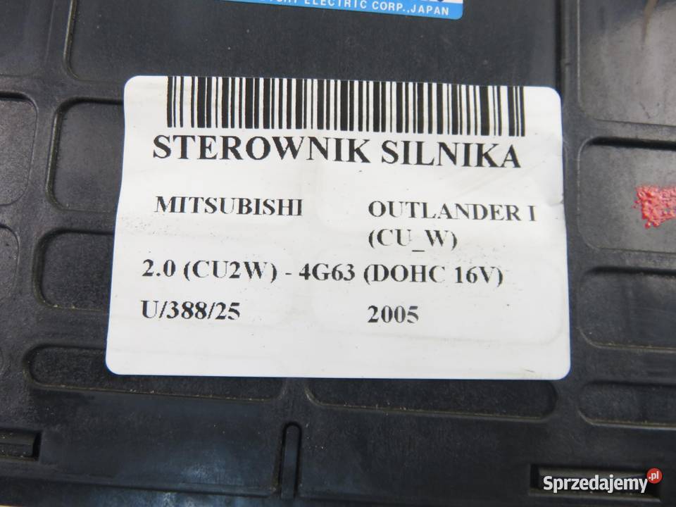 STEROWNIK MITSUBISHI OUTLANDER I 20 1860A154 sprzedam