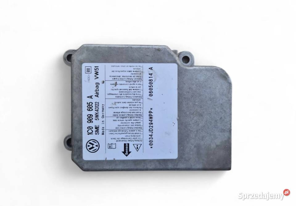 MODUŁ SENSOR AIRBAG 1C0909601 1C0909605A Działoszyce
