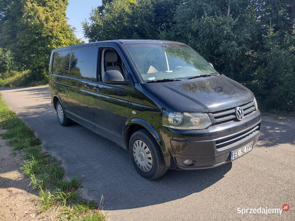 Volkswagen T5 Transporter Blaszak Długi Hak odtwarzacz DVD Łódź