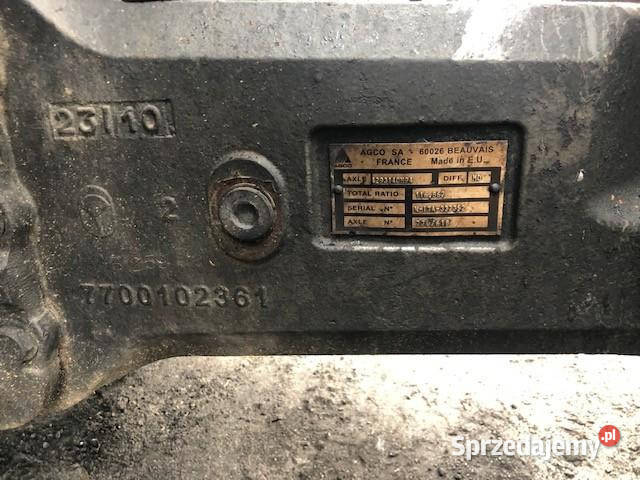 Massey Ferguson 8650 CZĘŚCI Oś Przednia Jastrzębniki