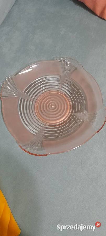 Talerz deserowy firmy Niemen Porcelana i szkło Warszawa