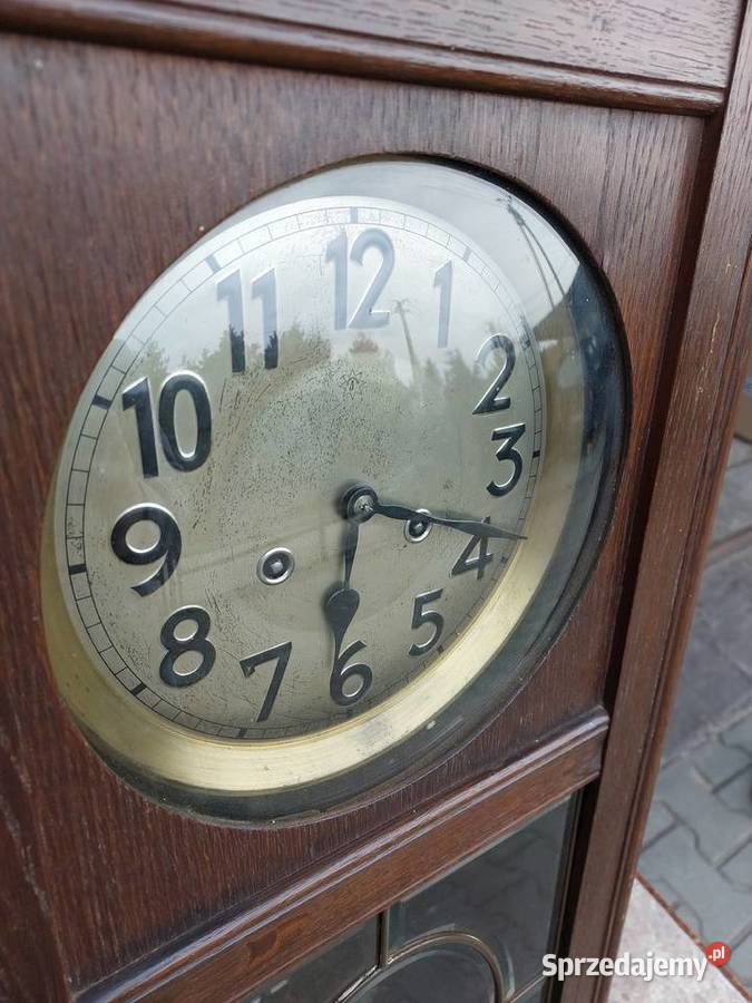Stary zegar ścienny Junghans 1932r sprawny film Antyki Tczew