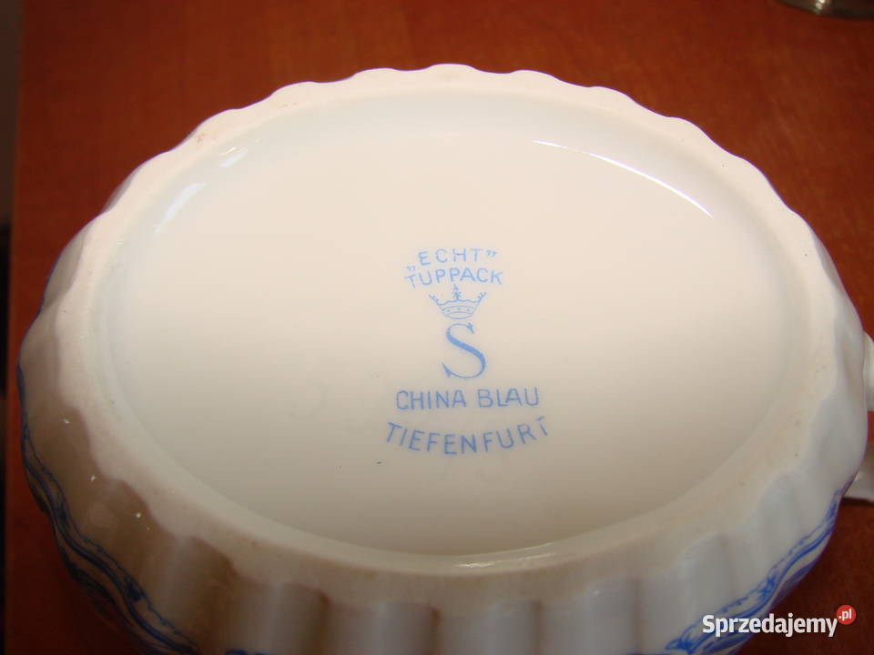 Tuppack Tiefenfurt China Blau mlecznik Pruszcz Gdański
