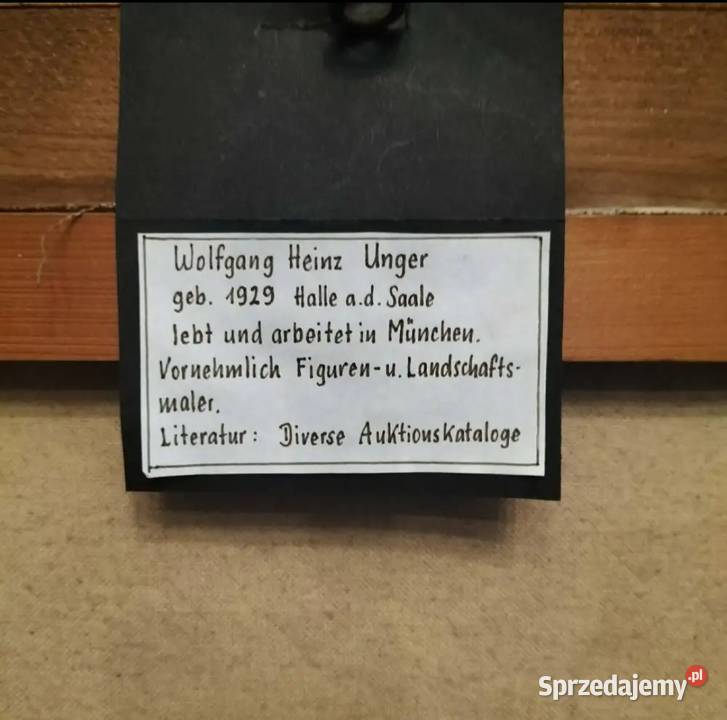 Pejzaż alpejski olej na płótnie Legnica sprzedam