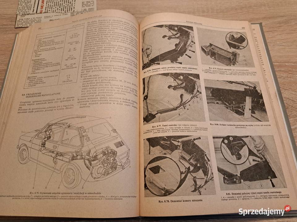 Książka obsługi i naprawy Fiat125p 126p wielkopolskie