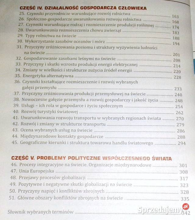Geografia maturzysty Część 2 Podręcznik J Kop M Chełm
