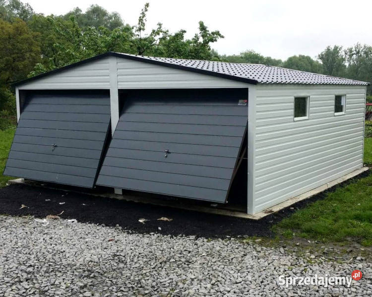 Graż blaszany Drewnopodony 6x6 Garaże Blaszane 244zł/m2 Garaże i miejsca postojowe sprzedam