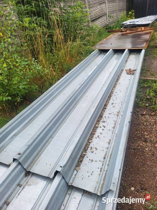 Blachy ogrodzeniowe trapezowe 40 mb stan metal Kruszyn sprzedam