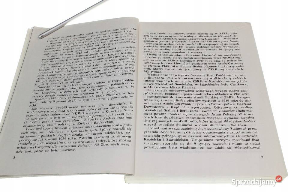 Katyń lista ofiar i zaginionych Proza i poezja Zielątkowo