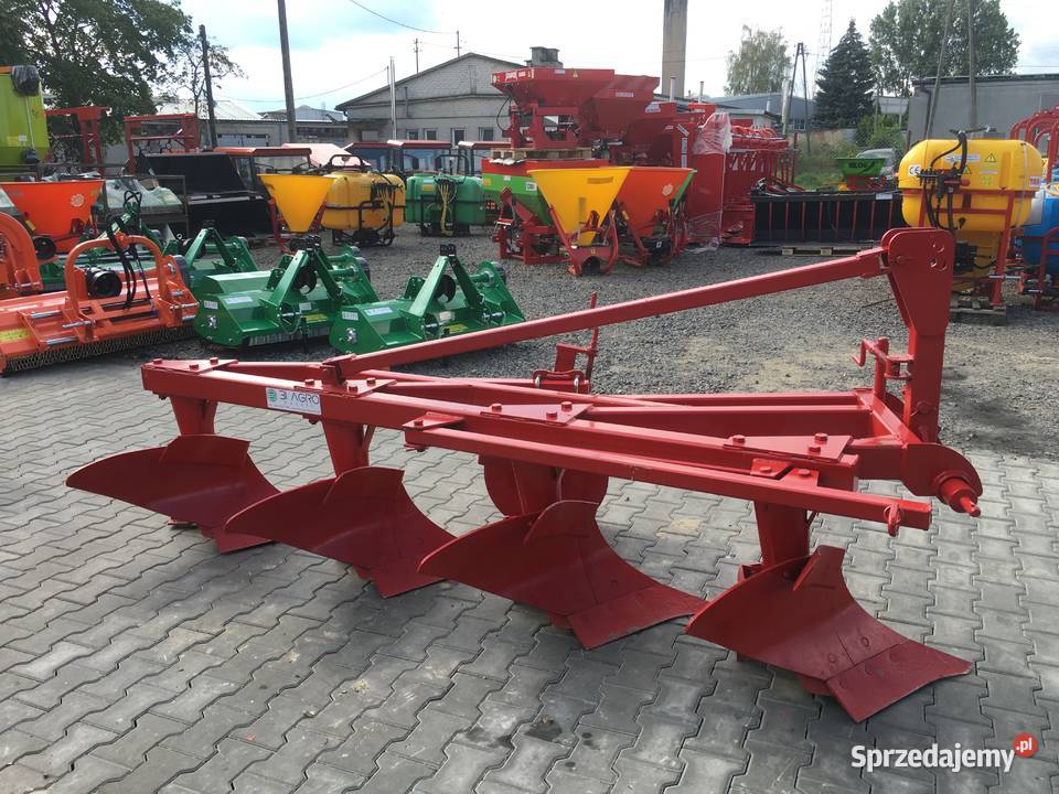 Pług zagonowy podwyższany 5 SKIBKOWY 2 3 4 ATLAS Sokołów Podlaski sprzedam