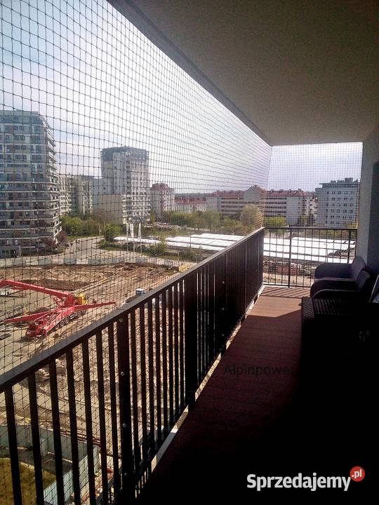 Montaż Siatka Kota Na Balkon Okno Taras Przeciw Pruszków