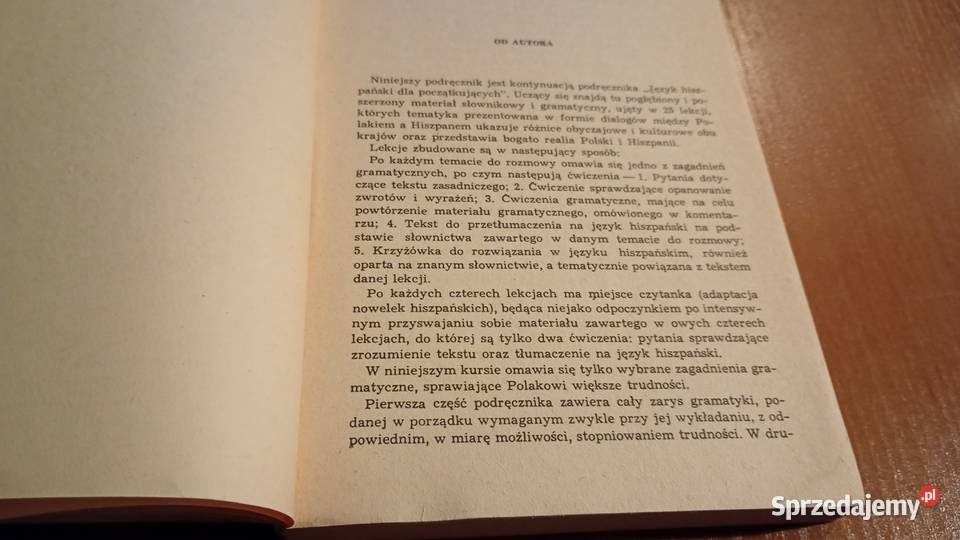 Język hiszpański zaawansowanych Oskar Perlin wyd Gdańsk sprzedam
