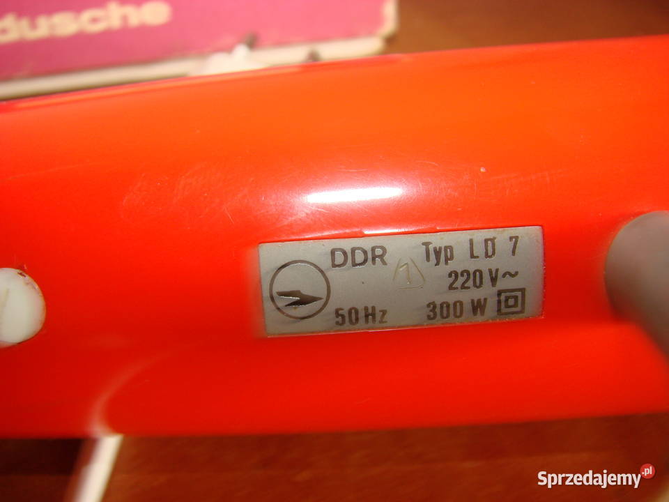 LD 7 suszarka do włosów DDR Pruszcz Gdański sprzedam