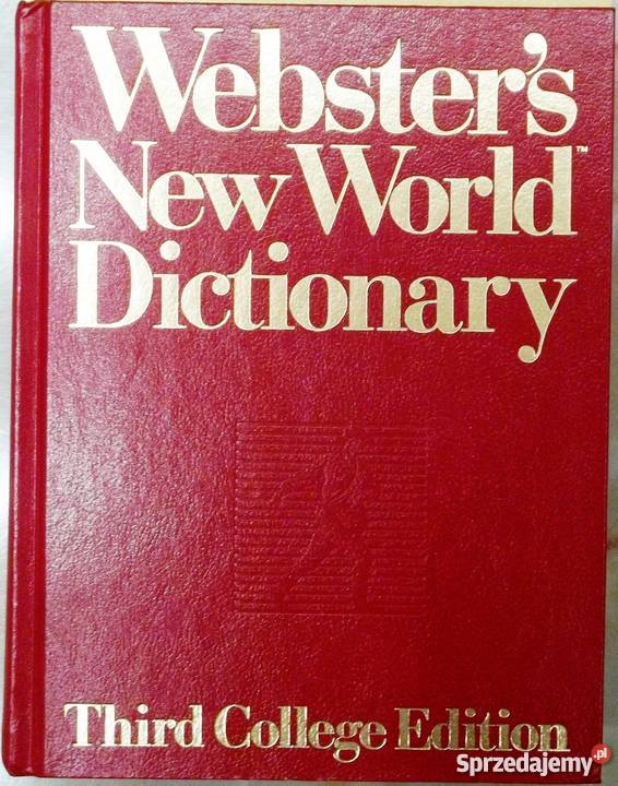 SŁOWNIK ANGIELSKI WEBSTER'S !!! Słownik Angielski Amerykańsk Warszawa
