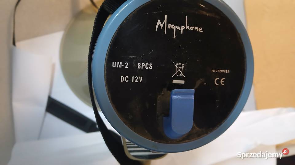 Mocny Megafon Tranzystorowy ER66S z Syreną z łódzkie Skierniewice sprzedam
