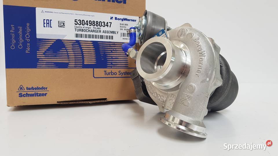 Turbosprężarka BorgWarner KKK 53049880230 ciężarowe mazowieckie Siedlce
