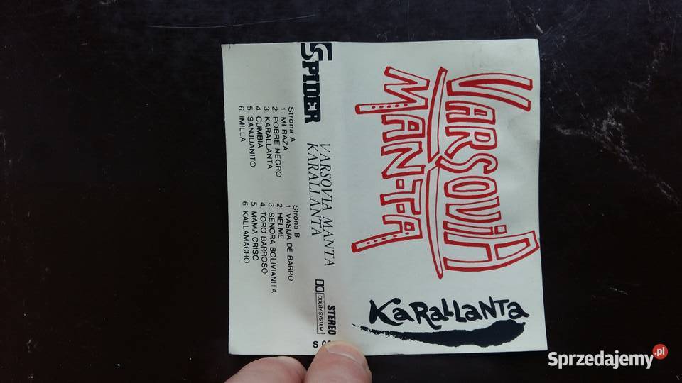 Kaseta magnetofonowa Varsovia Manta Karallanta kaseta Siemiatycze