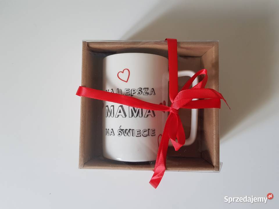 Nowy kubek w pudełku Najlepsza Mama 440 ml Dzień mazowieckie Warszawa