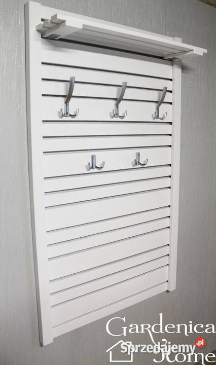 Wieszak ścienny duży wysoki z półką na czapki do Warszawa