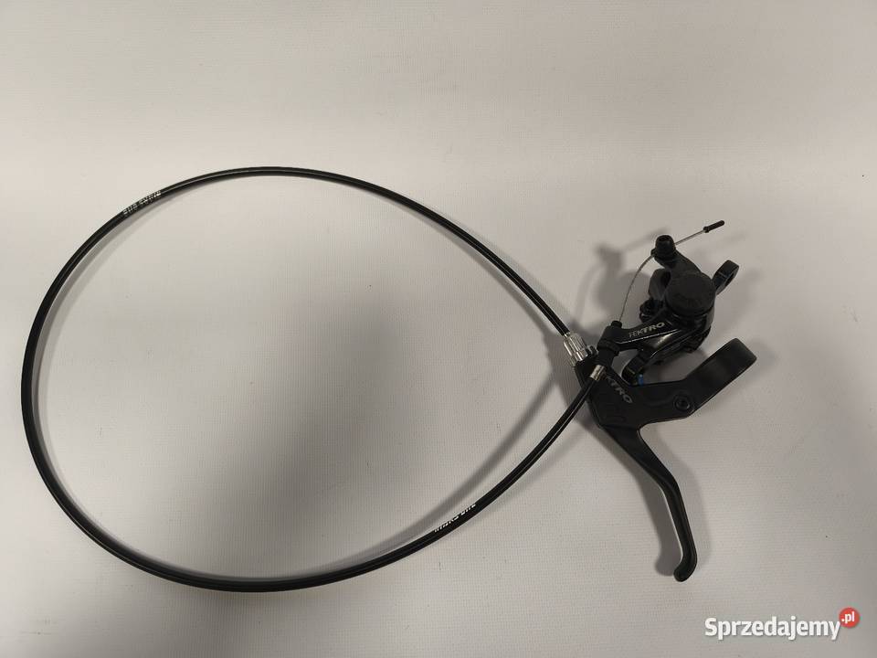 Hamulec tarczowy klamka lewa krótka aluminium Dębica