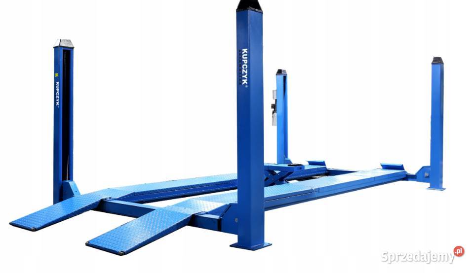 Podnośnik czterokolumnowy 4T pod geometrię 400V sprzedam