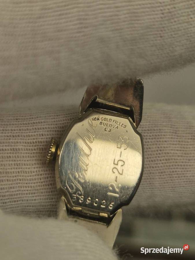 egarek Bulova model Amerykańska dziewczyna1953r Damskie Chorzów