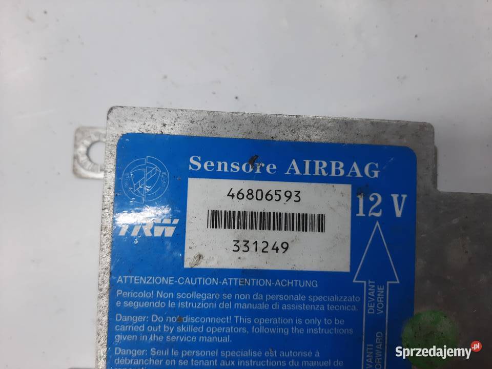 Sensor moduł sterownik poduszek Air Bag Fiat Ksawerów
