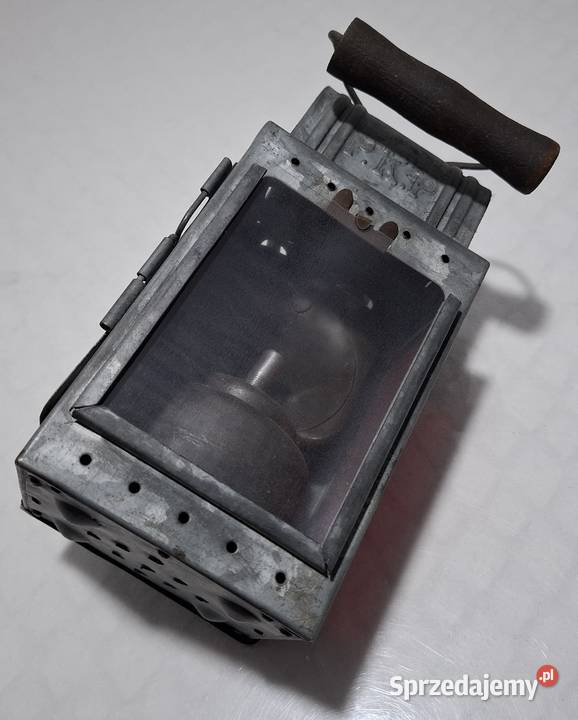 Lampa kolejowa PKP 13x10x21 987g Kolekcje hobby Kolekcje Czeladź