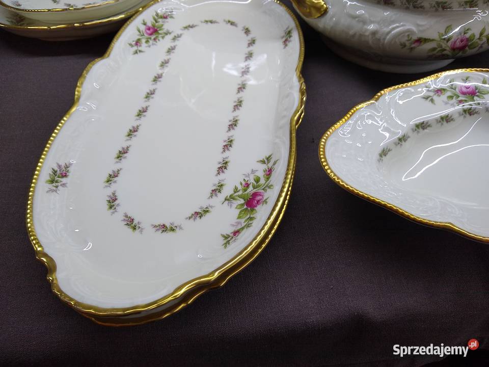 Serwis obiadowy Rosenthal Sanssouci Moosrose 12 Kalisz sprzedam
