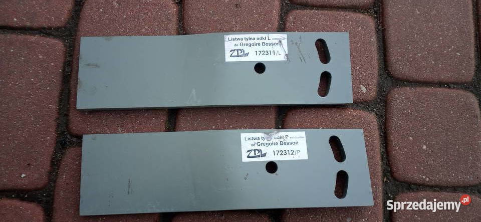 Listwa odkładnicy Gregoire Besson 172312P Do maszyn uprawowych Płock