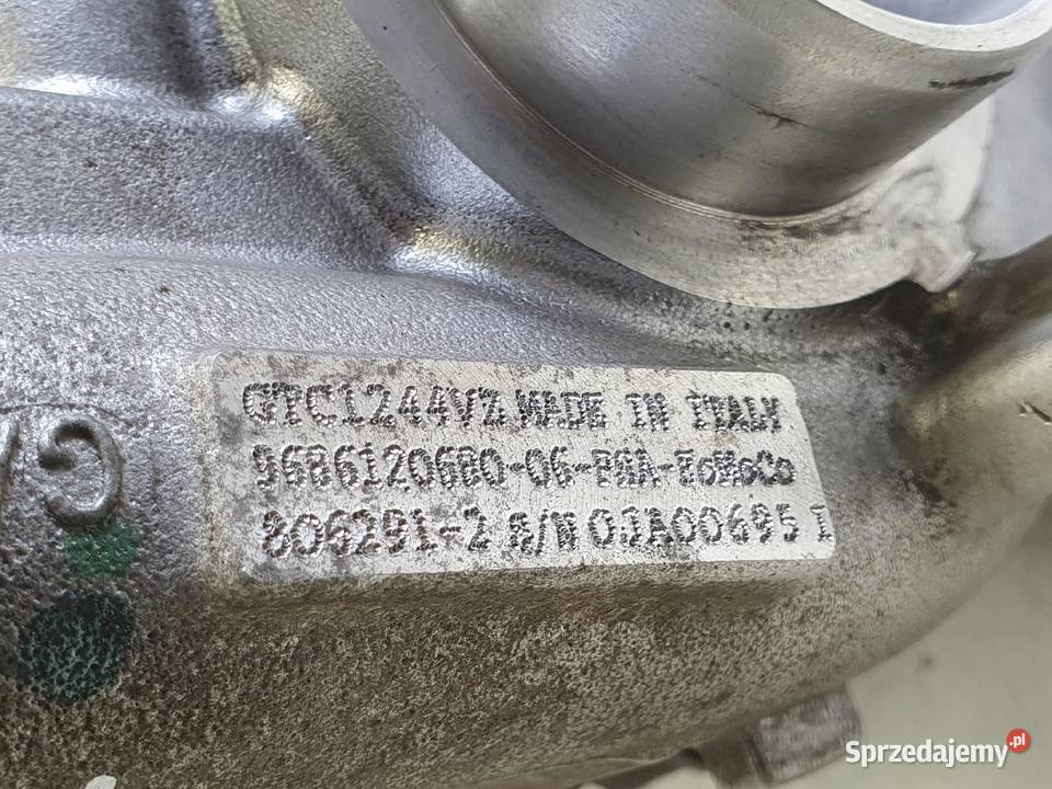 TURBOSPRĘŻARKA turbo Peugeot 308 16 HDI Turbosprężarki lubelskie Chełm