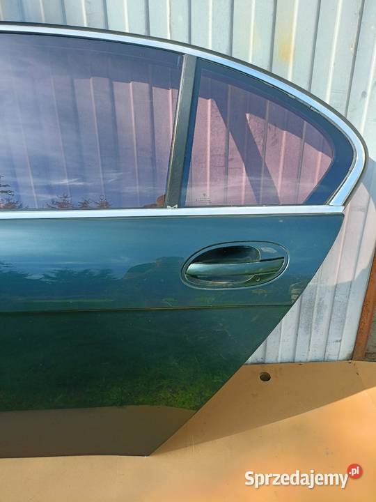BMW E65 DRZWI LEWE TYŁ TYLNE OXFORDGRUEN 2 Drezdenko