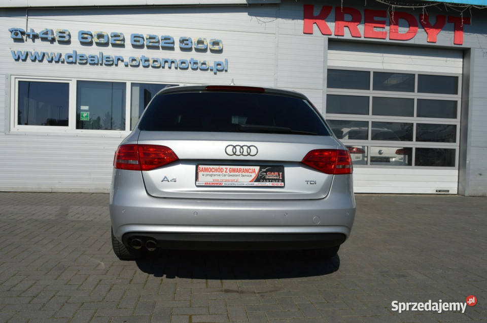 Audi A4 20 TDI LIFT Serwis NAVI Bluetooth B8 lakier metallic lubelskie Hrubieszów