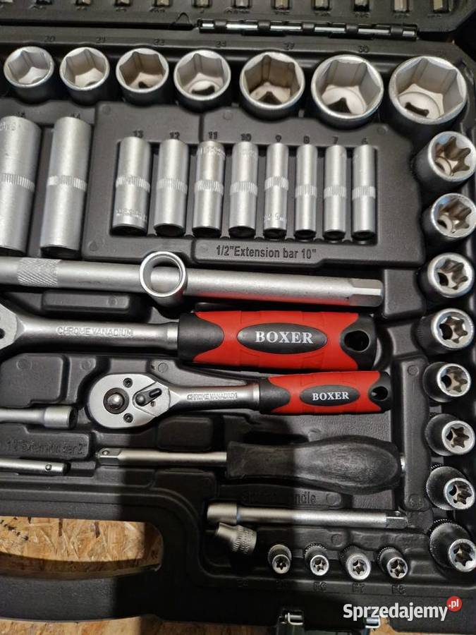 Zestaw kluczy nasadowych BOXER 121el WALIZKA Głogowa