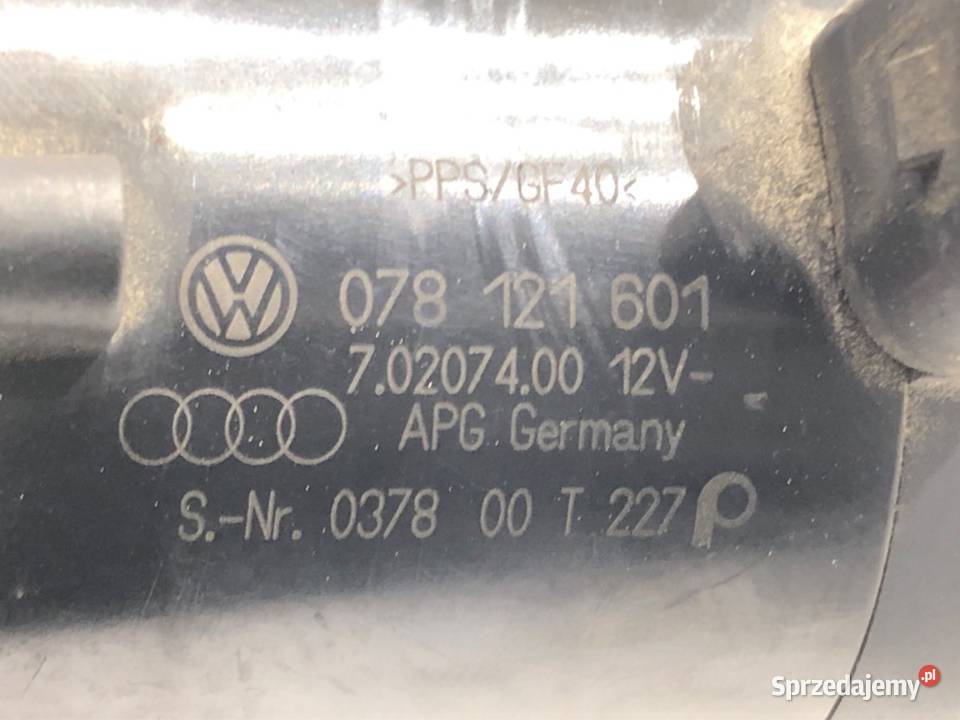 DODATKOWA POMPA WODY AUDI A4 B5 078121601 19 116 osobowe podkarpackie sprzedam