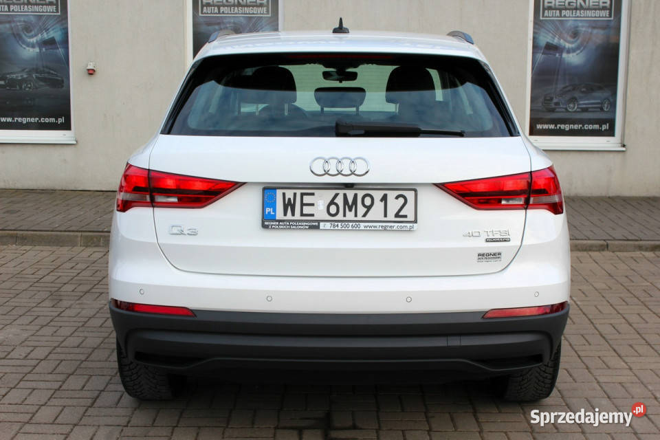 Audi Q3 Quattro 40TFSI 190 SalonPL FV23 Virtual kamera cofania