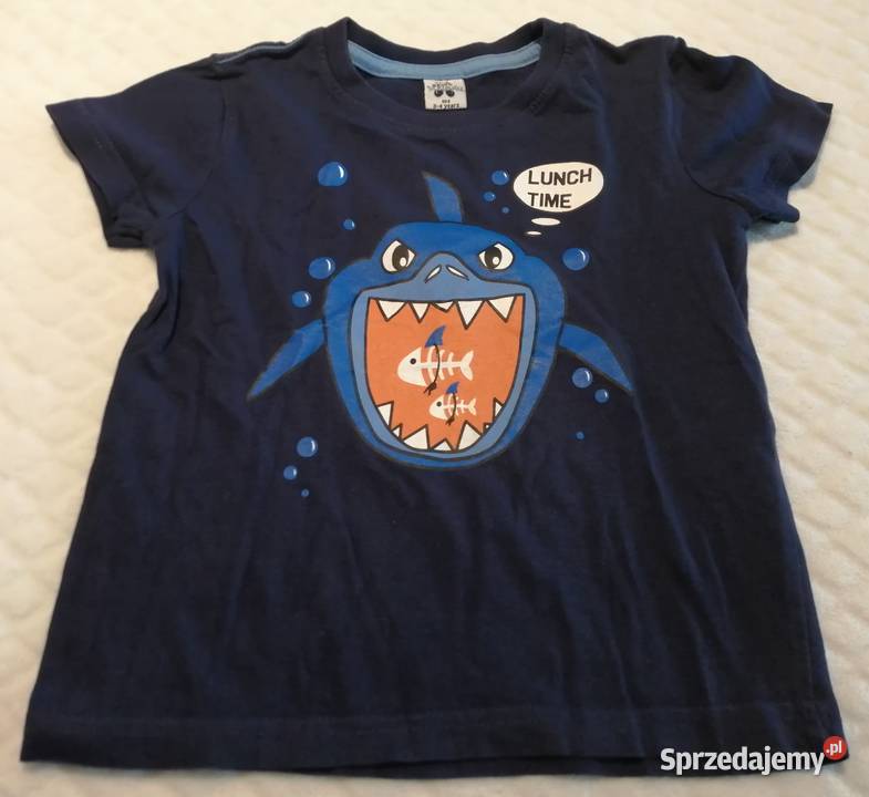 Koszulka krótki rękaw rekin 104 Kiki Koko Odzież krótki śląskie Czeladź