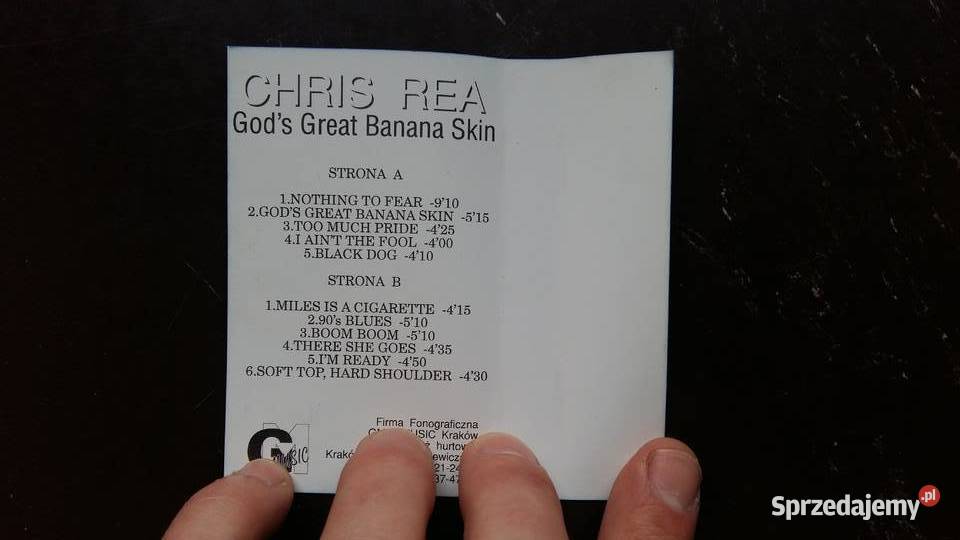 Kaseta magnetofonowa Chris Rea Goods great Siemiatycze sprzedam