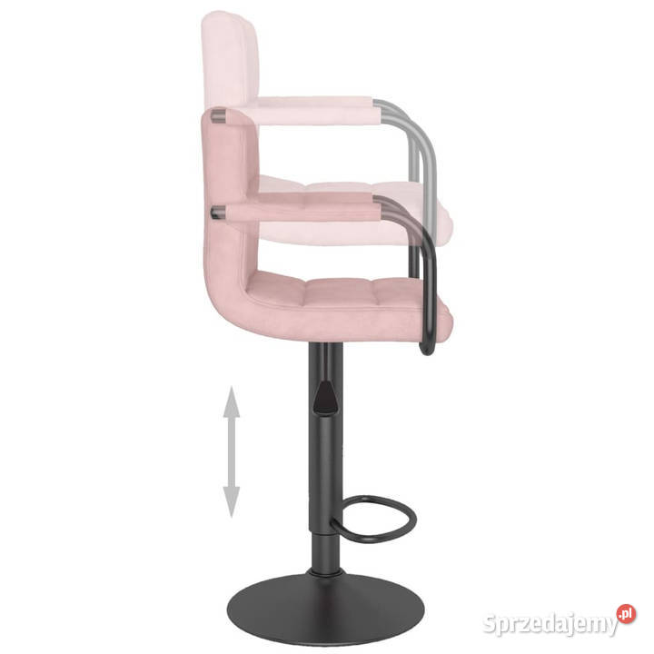 Hoker różowy obity aksamitem WM334653 Warszawa sprzedam