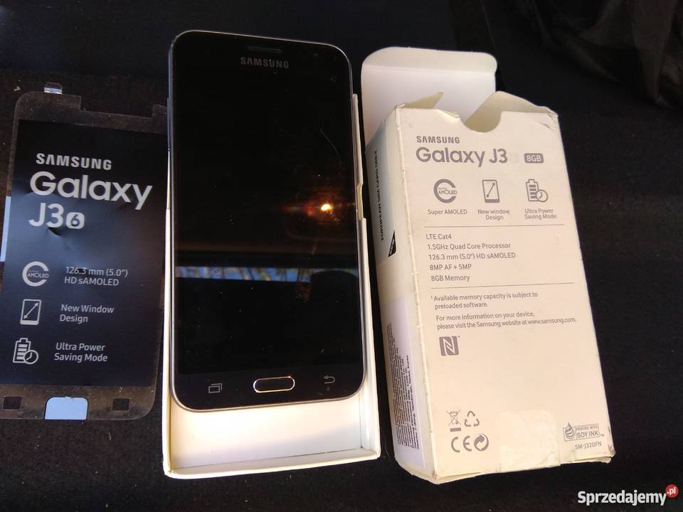 Samsung Galaxy j3 , uszkodzony