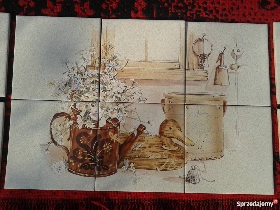 Zabytkowy motyw na płytkach ceramicznych Skierbieszów