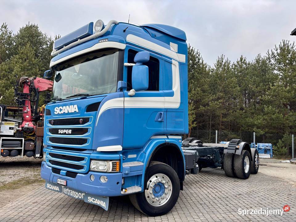 Ciężarówka podwozie Scania G 490 6x2 rama pod 12740cm3 Biłgoraj
