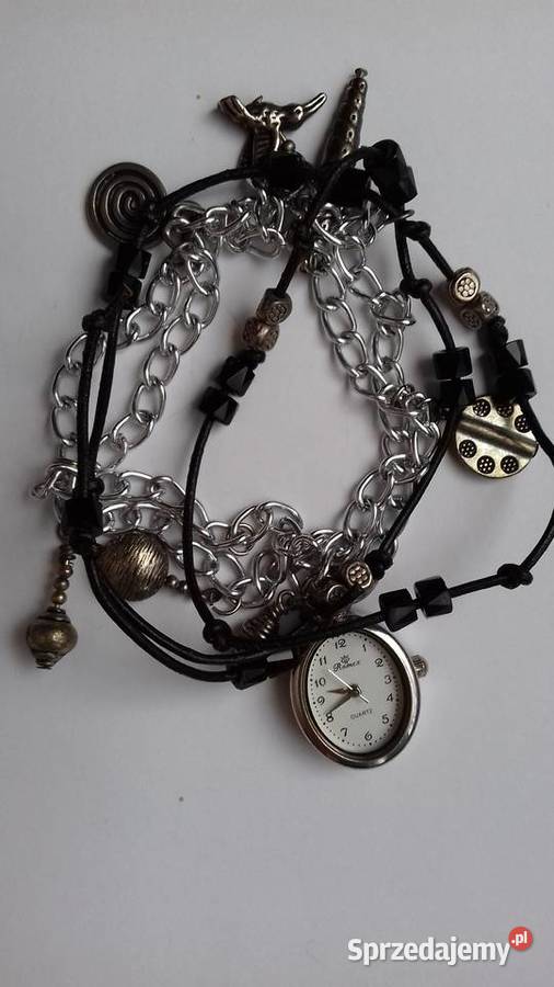 NOWY zegarek kwarcowy bransoletka rękodzieło Warszawa