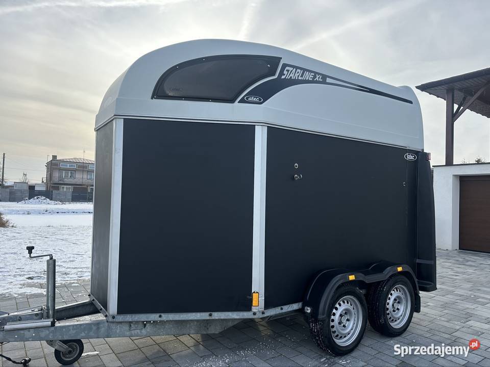 Przyczepa do przewozu 2 koni dmc 2000 Mokra