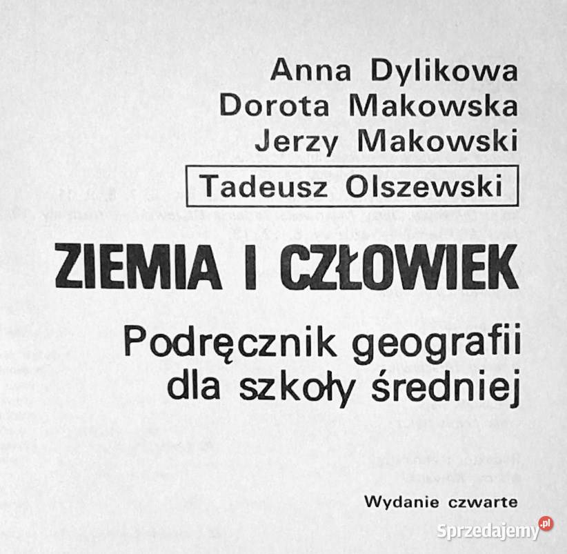 Geografia Ziemia i człowiek Anna Dylikowa Dorota Pozostałe Chełm