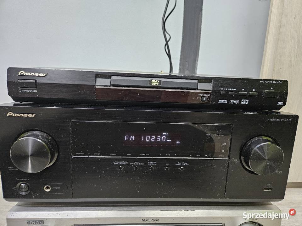 Amplituner Pioneer VSX329K czarny Amplitunery Elektronika dolnośląskie Kwietno