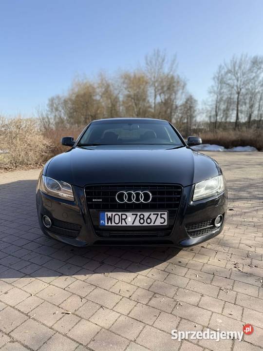 Audi A5 8T 30 Diesel V6 240 Sline elektrycznie ustawiane fotele Ostrów Mazowiecka